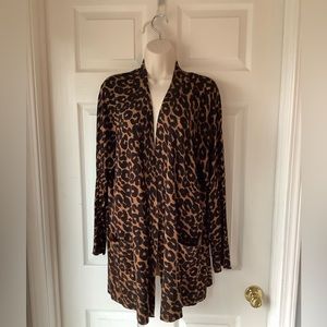 Terra & Sky long open-front cardigan size OX/14